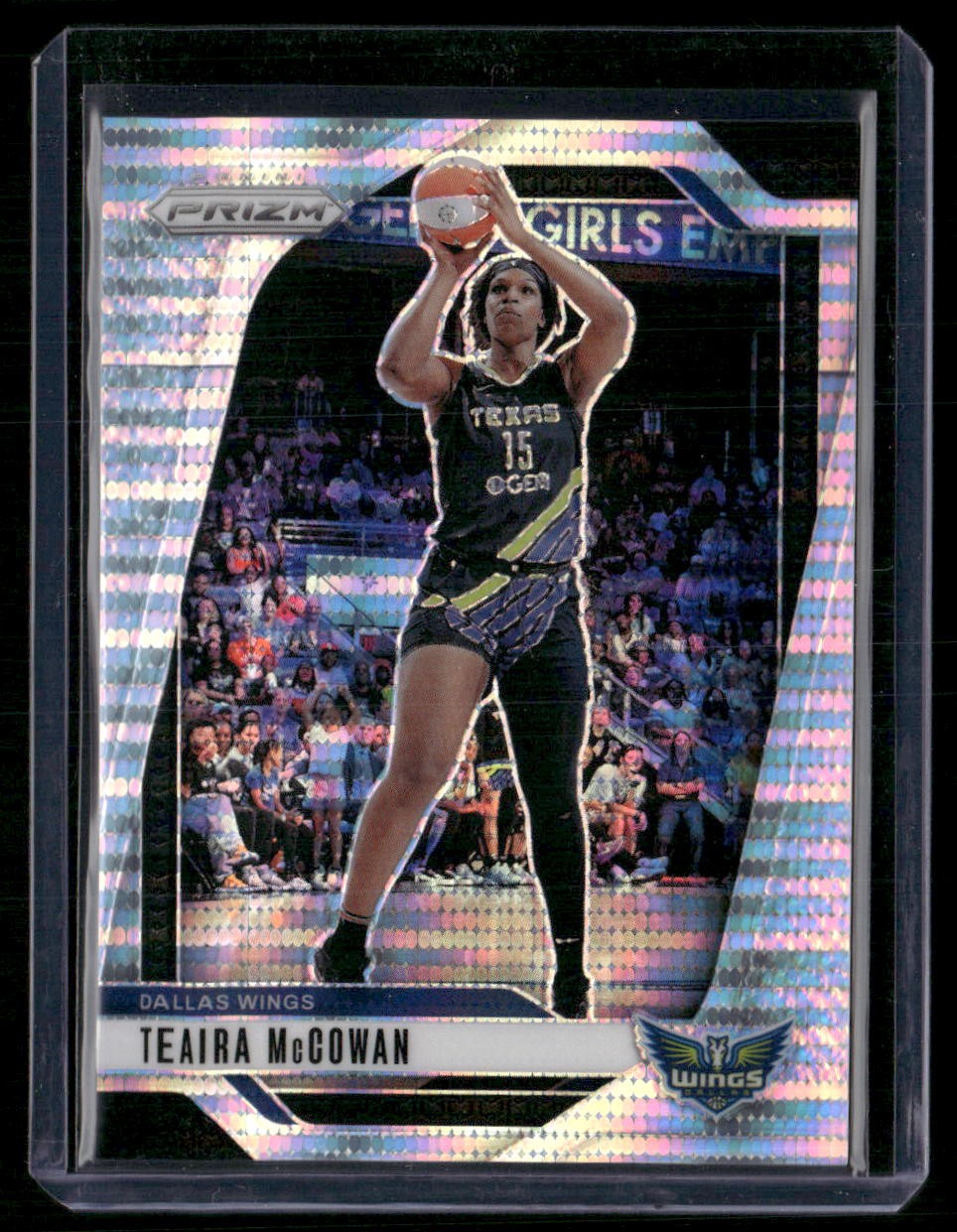 2024 Panini Prizm WNBA #105 Teaira McCowan Pulsar Prizms #/499