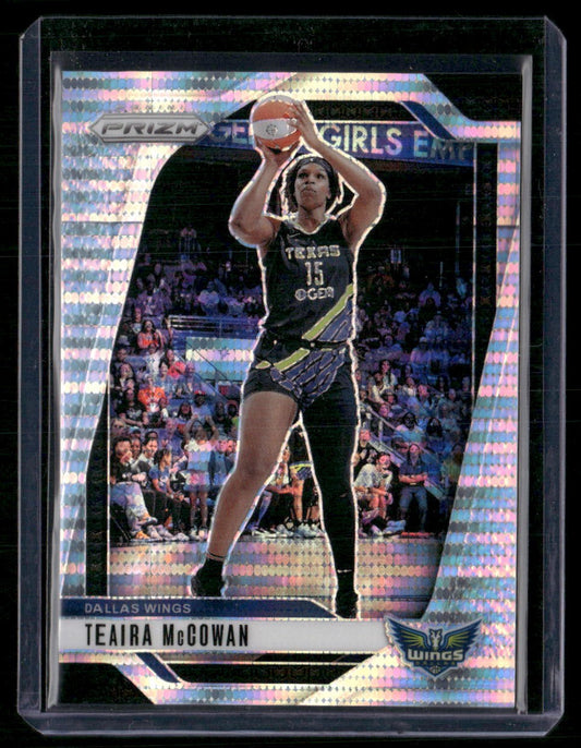 2024 Panini Prizm WNBA #105 Teaira McCowan Pulsar Prizms #/499