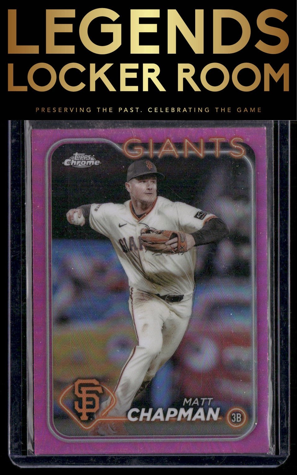 2024 Topps Chrome #81 Matt Chapman Pink Refractors