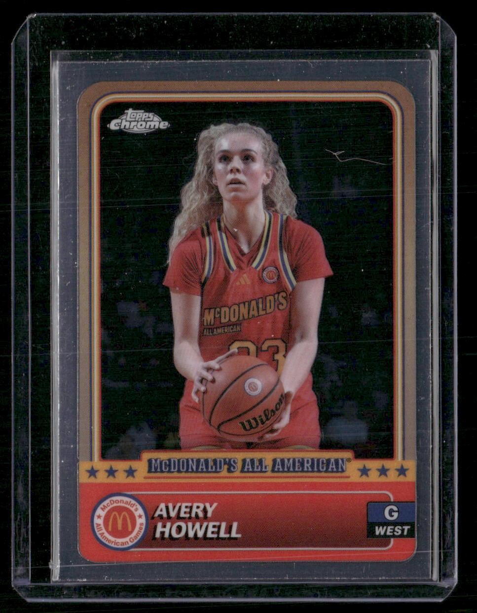 2024 Topps Chrome McDonald's All-American #17 Avery Howell