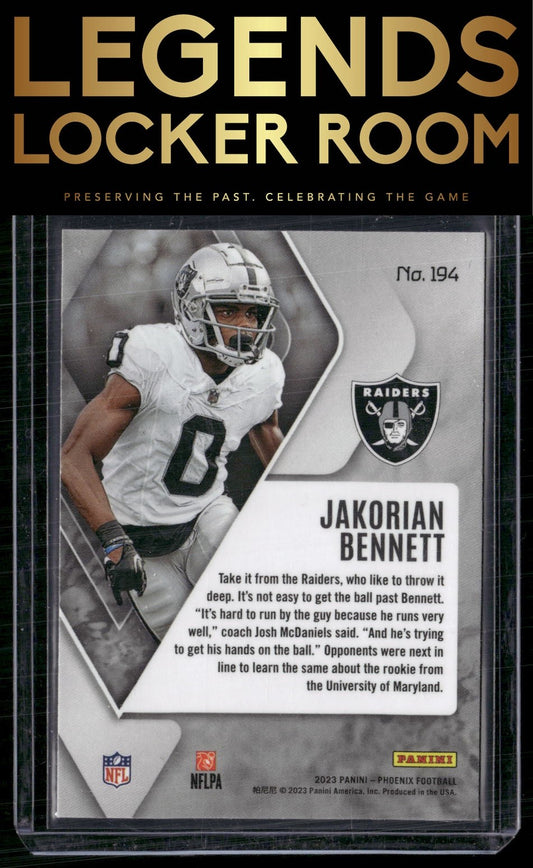 2023 Panini Phoenix #194 Jakorian Bennett
