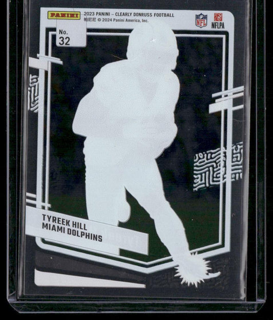 2023 Clearly Donruss #32 Tyreek Hill