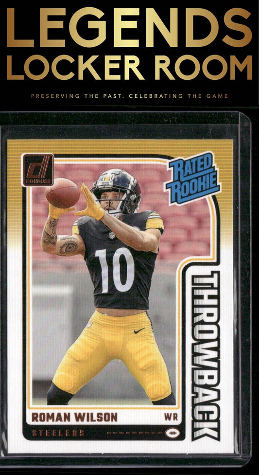 2024 Donruss #21 Roman Wilson Rated Rookies Throwback