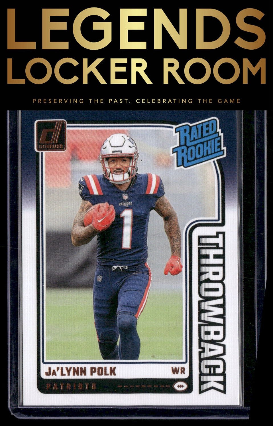 2024 Donruss #8 Ja'Lynn Polk Rated Rookies Throwback