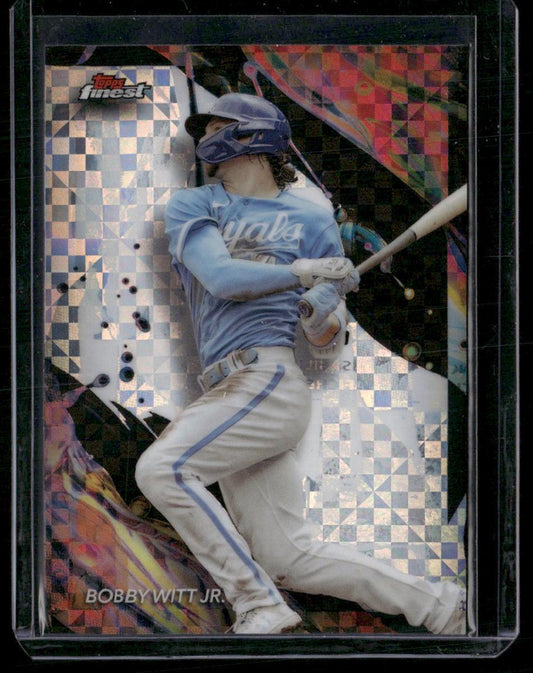 2024 Finest #176 Bobby Witt Jr. Checkerboard Refractors