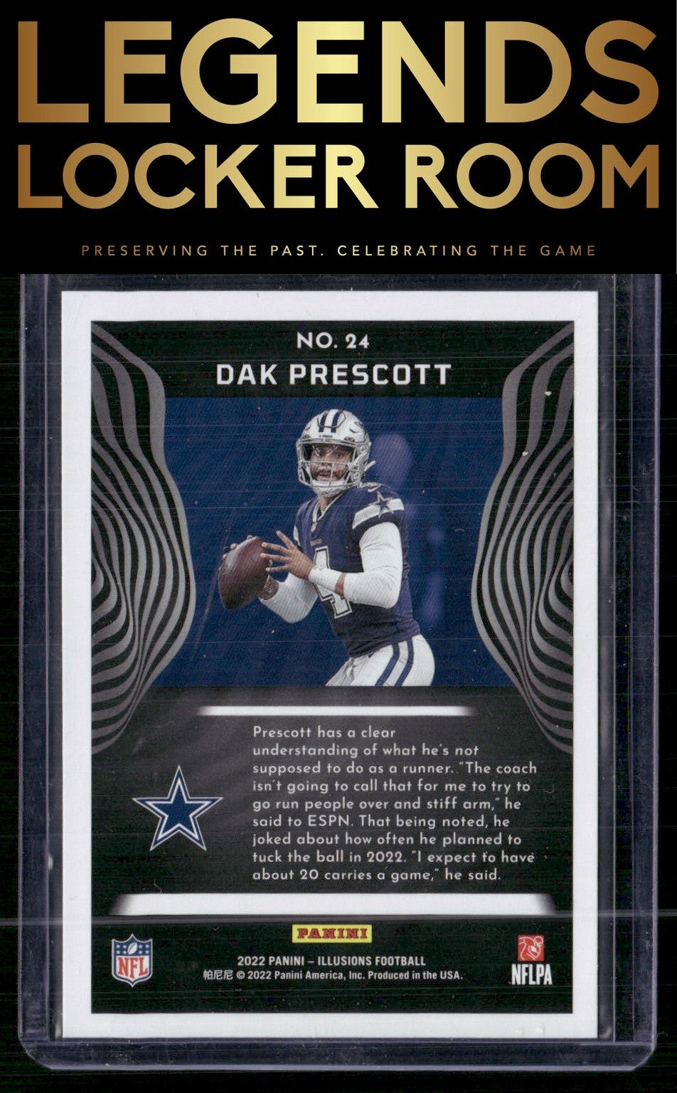 2022 Panini Illusions #24 Dak Prescott
