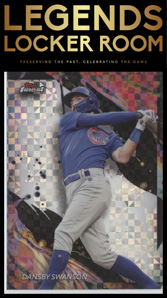 2024 Finest #105 Dansby Swanson Checkerboard Refractor