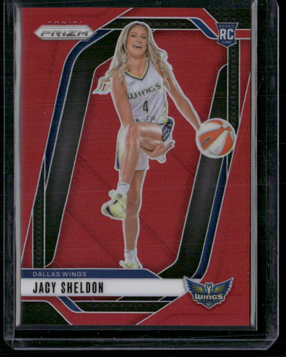 2024 Panini Prizm WNBA #141 Jacy Sheldon Red Prizms #/299