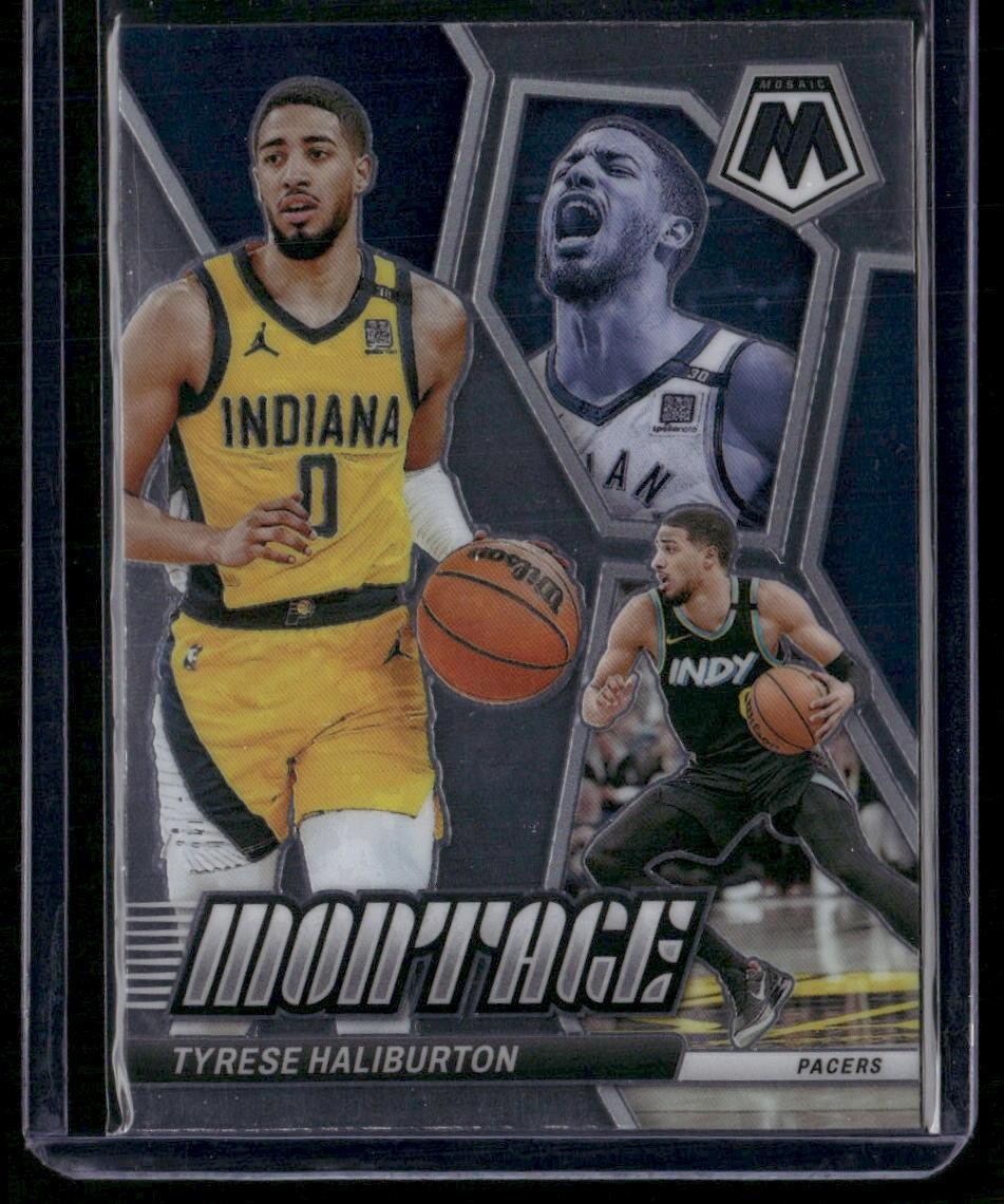 2023-24 Panini Mosaic #20 Tyrese Haliburton Montage
