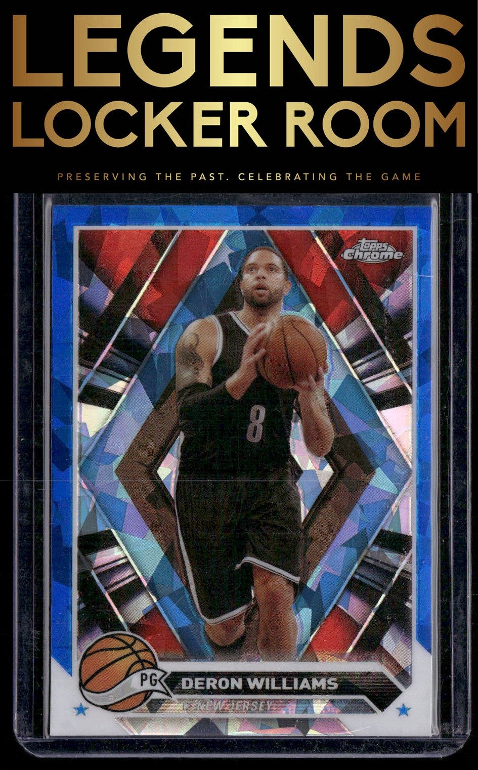 2023-24 Topps Chrome Sapphire Edition #9 Deron Williams