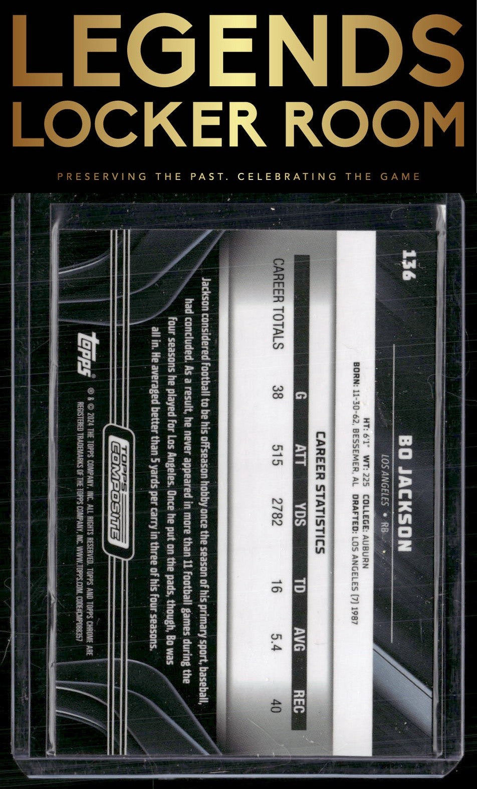 2023 Topps Composite #136 Bo Jackson
