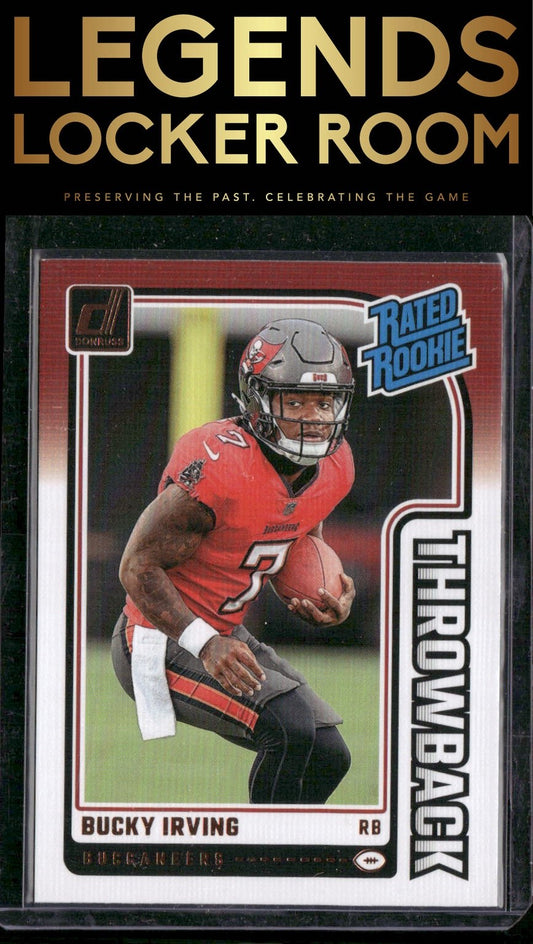 2024 Donruss #6 Bucky Irving Rated Rookies Throwback