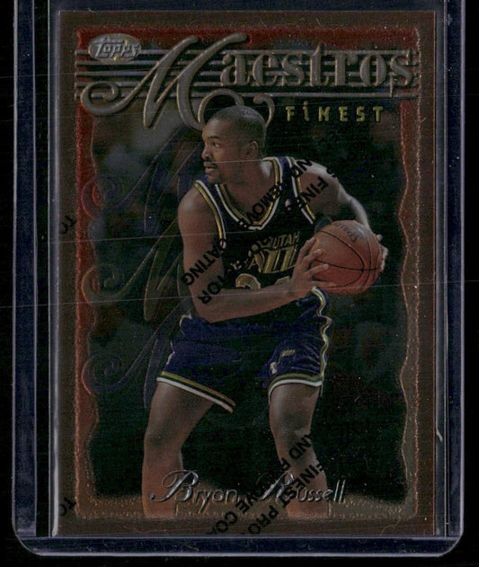 1996-97 Finest #86 Bryon Russell Refractors
