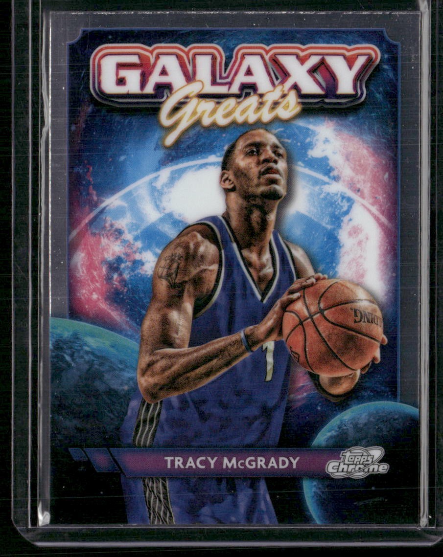 2023-24 Topps Chrome Cosmic #GG-15 Tracy McGrady Galaxy Greats