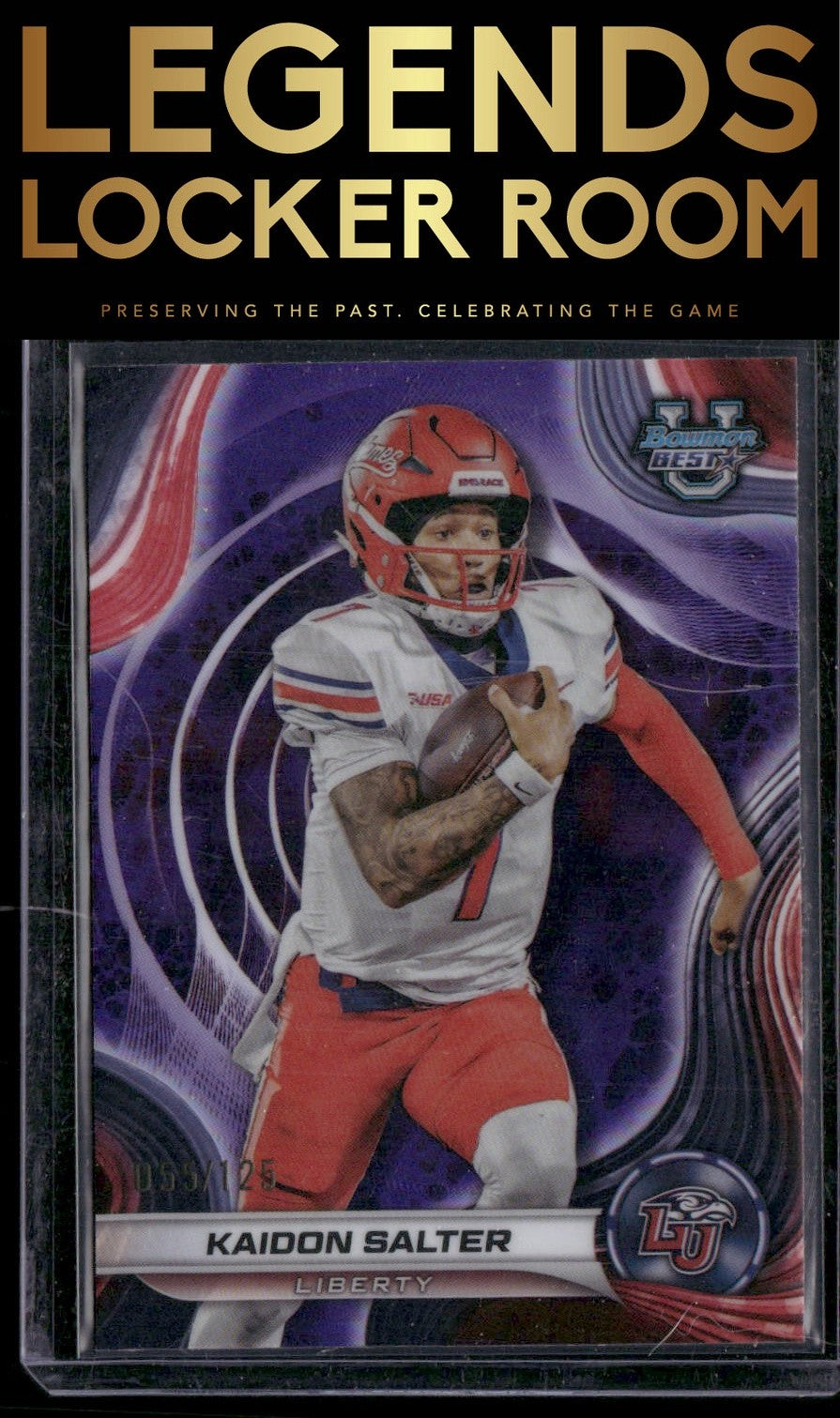 2024 Bowman University Best #19 Kaidon Salter Purple Refractor #/125