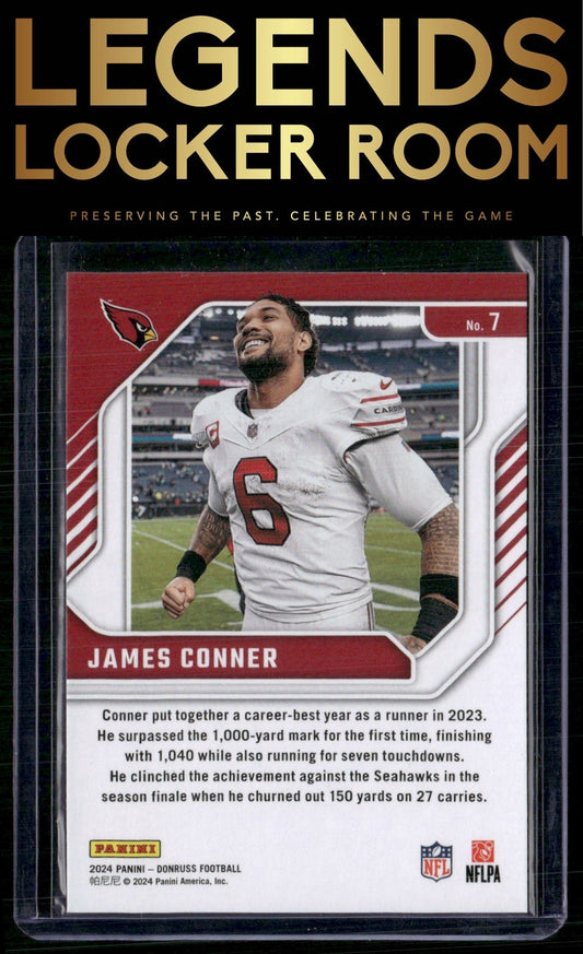 2024 Donruss #7 James Conner The Elite Series