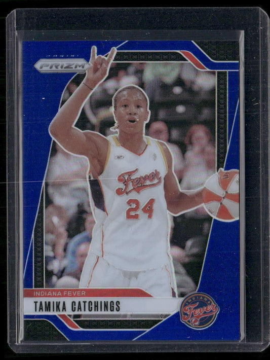 2024 Panini Prizm WNBA #40 Tamika Catchings Blue Prizms #/199