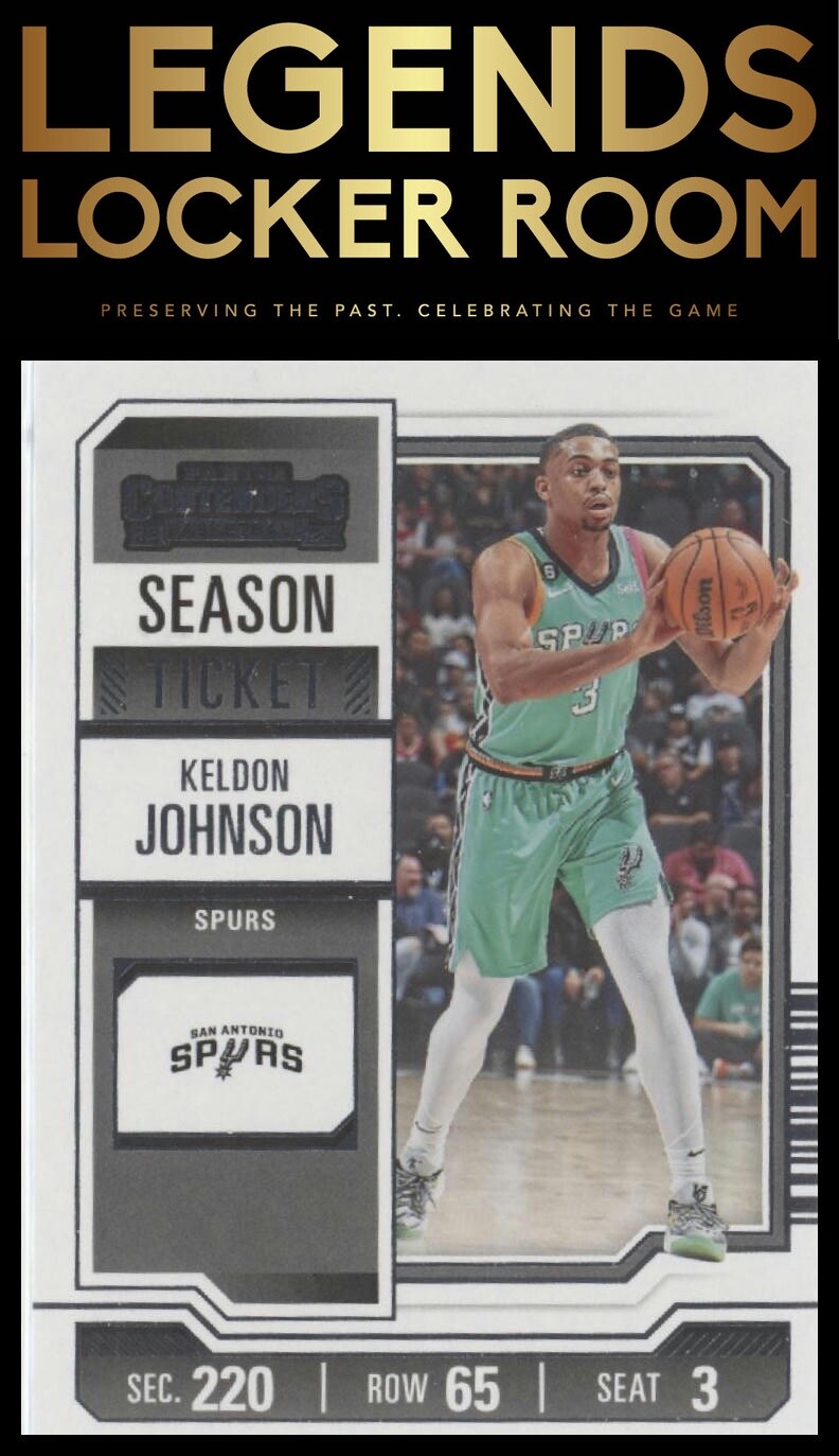 2023-24 Panini Contenders #68 Keldon Johnson Season Ticket Retail