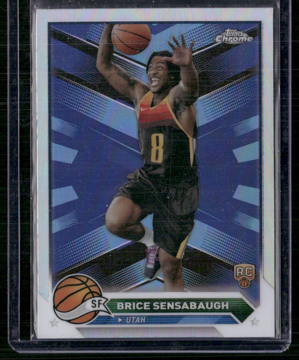 2023-24 Topps Chrome #73 Brice Sensabaugh Refractors