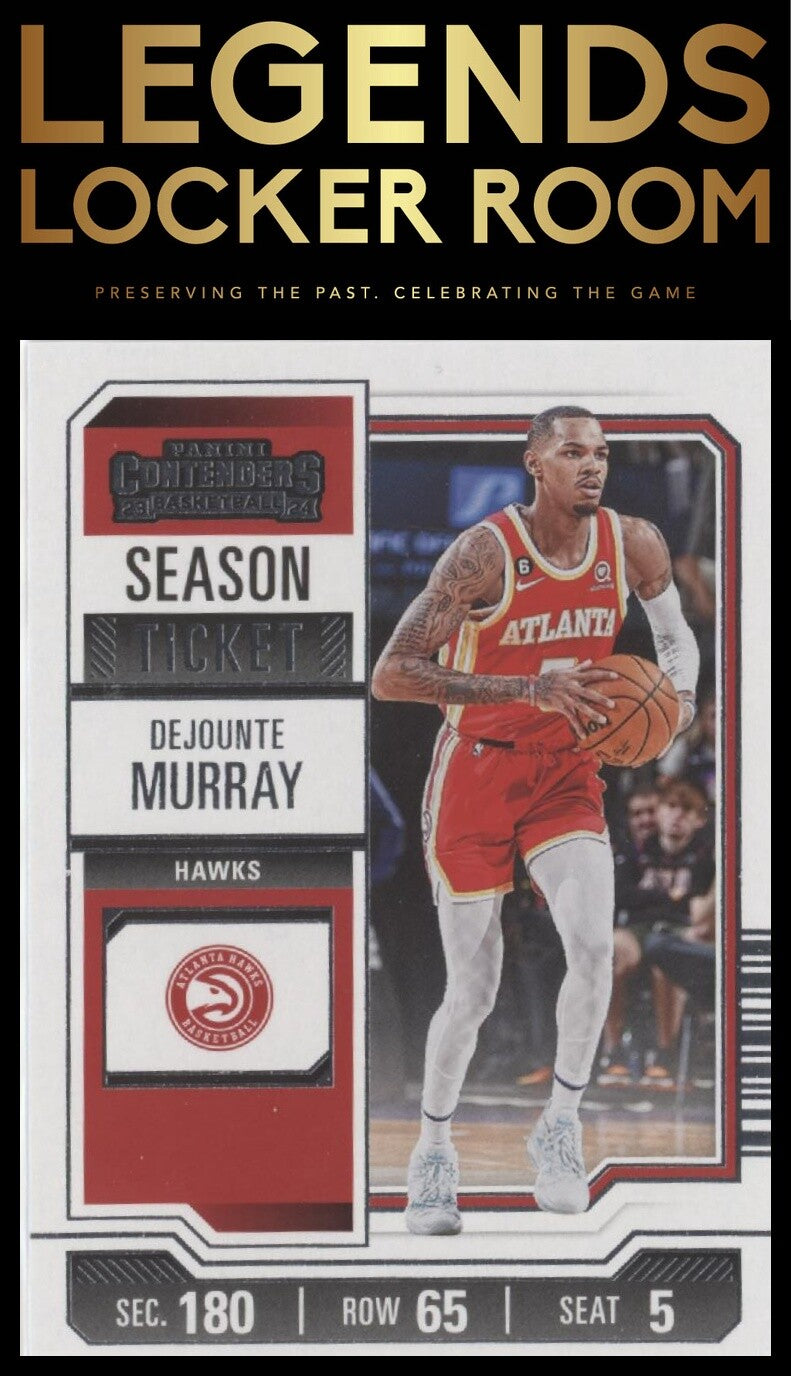 2023-24 Panini Contenders #57 Dejounte Murray Season Ticket Retail