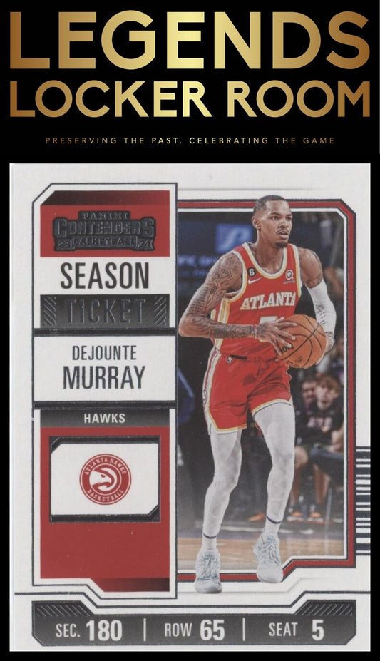 2023-24 Panini Contenders #57 Dejounte Murray Season Ticket Retail