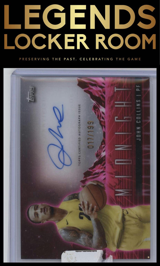 2023-24 Topps Midnight #HS-JC John Collins Horizon Signatures Twilight Max #/199