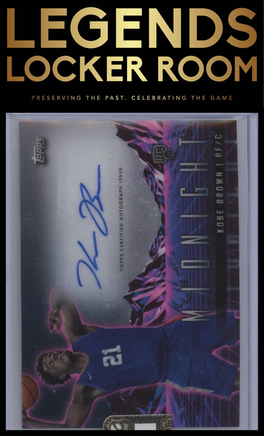 2023-24 Topps Midnight #RHS-KOB Kobe Brown Rookie Horizon Signatures