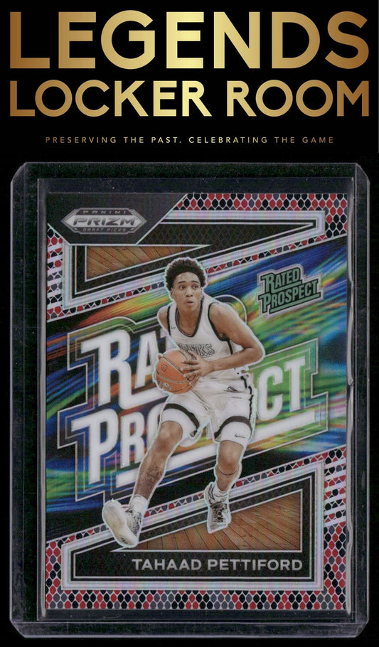2024 Panini Prizm Draft Picks Tahaad Pettiford Rated Prospect Prizms Snakeskin