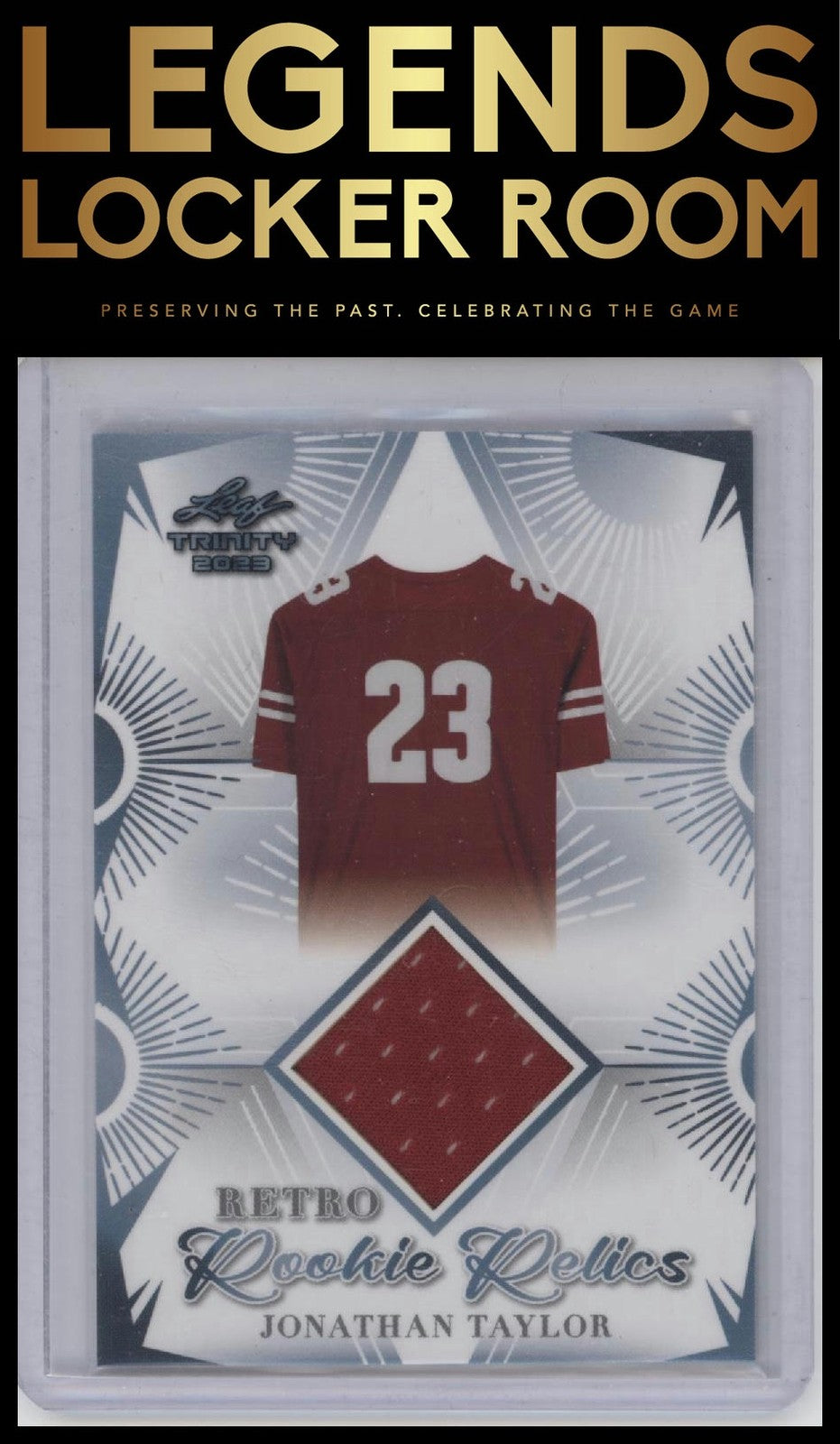2023 Leaf Trinity (Mega Box) #RRR-7 Jonathan Taylor Retro Rookie Relics