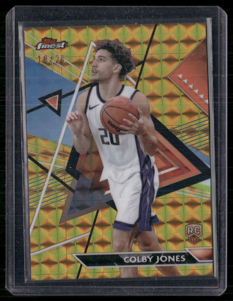 2023-24 Finest #188 Colby Jones Gold Geometric Refractors #/20