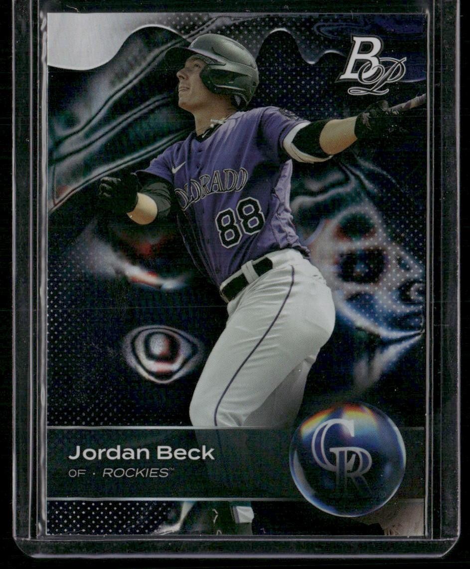 2023 Bowman Platinum #TOP-44 Jordan Beck Top Prospects