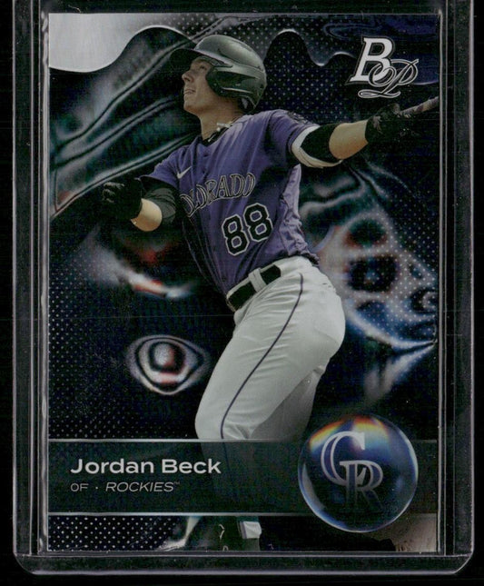 2023 Bowman Platinum #TOP-44 Jordan Beck Top Prospects