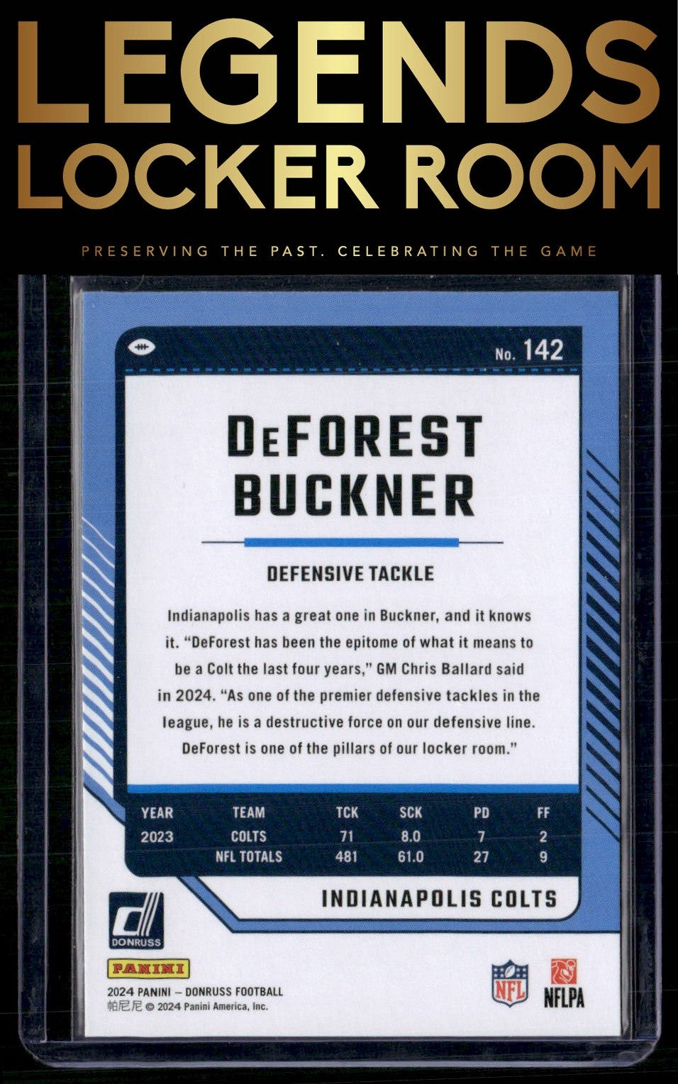 2024 Donruss #142 DeForest Buckner