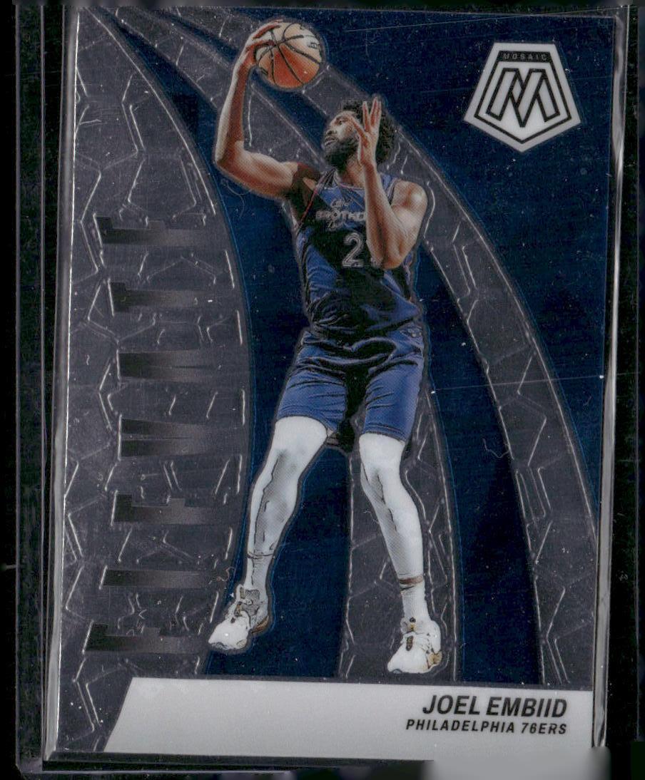 2023-24 Panini Mosaic #4 Joel Embiid Elevate