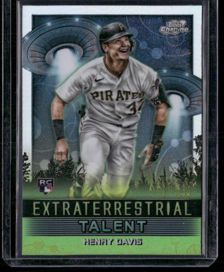 2024 Topps Chrome Cosmic #ET-6 Henry Davis Extraterrestrial Talent