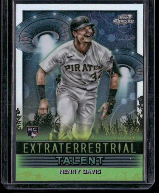 2024 Topps Chrome Cosmic #ET-6 Henry Davis Extraterrestrial Talent