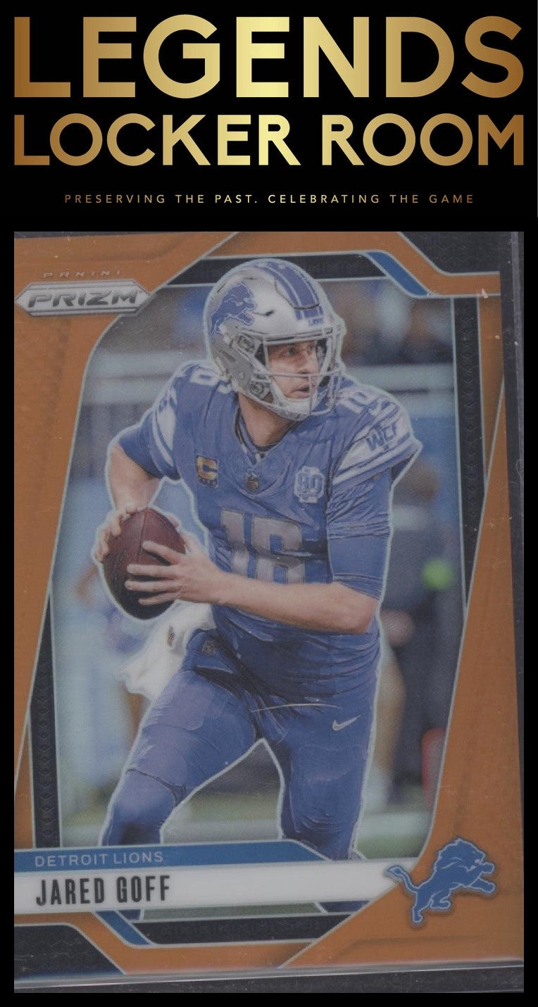 2024 Panini Prizm #92 Jared Goff Orange #/249