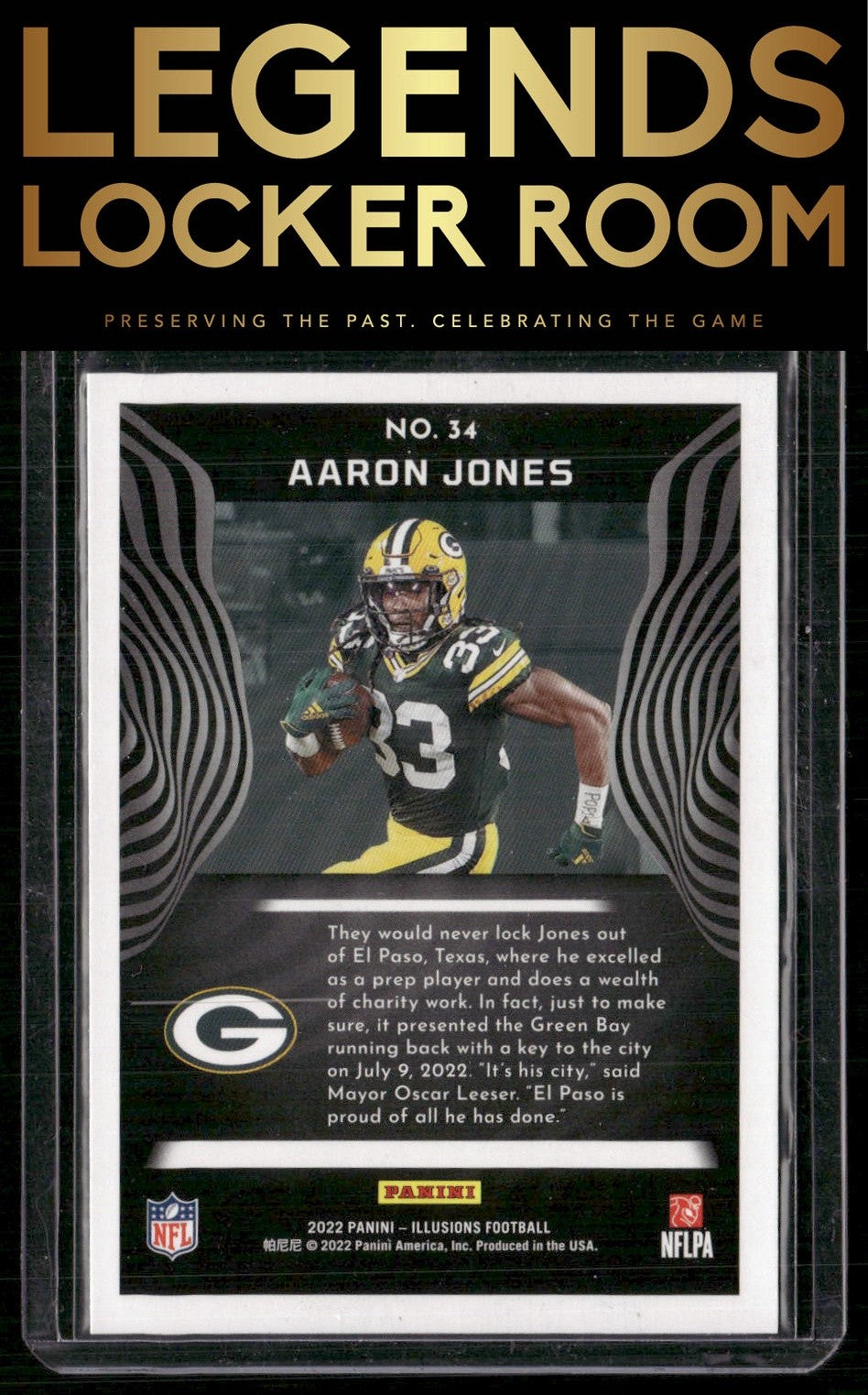 2022 Panini Illusions #34 Aaron Jones Retail