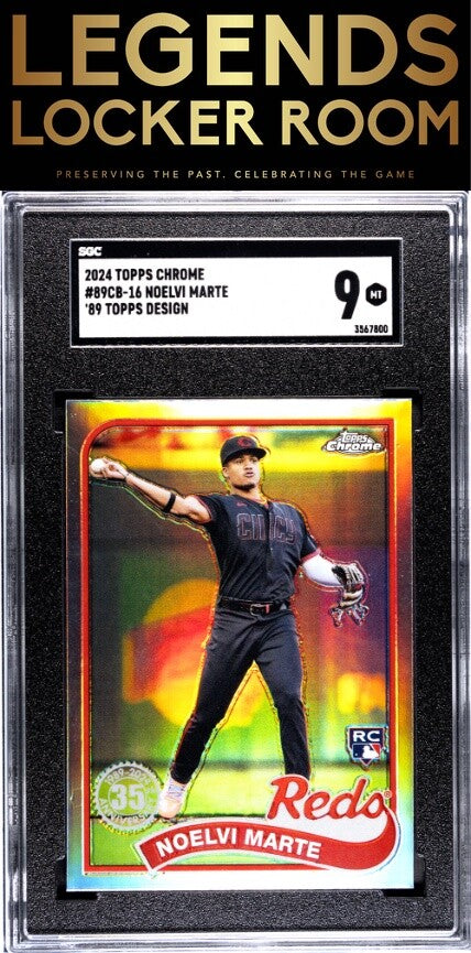 2024 Topps Chrome #89CB-16 Noelvi Marte '89 Des. SGC 9