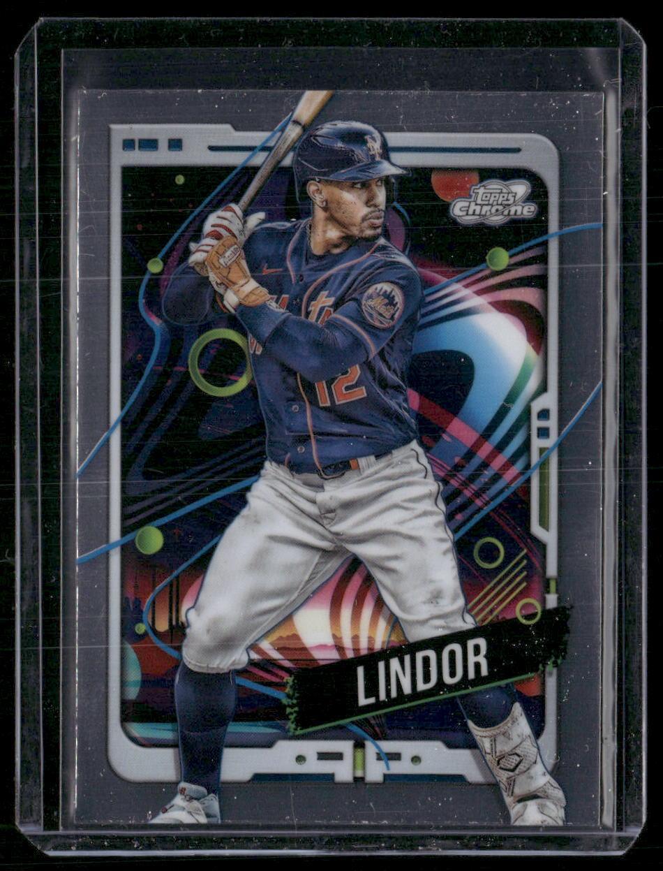 2024 Topps Chrome Cosmic #197 Francisco Lindor