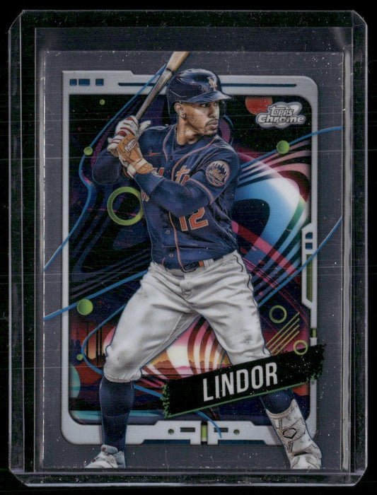 2024 Topps Chrome Cosmic #197 Francisco Lindor