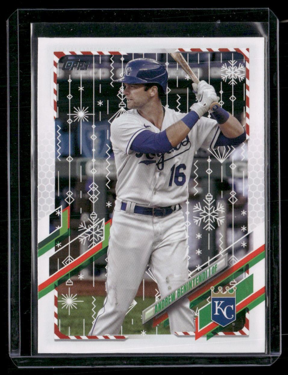 2021 Topps Holiday #HW138 Andrew Benintendi