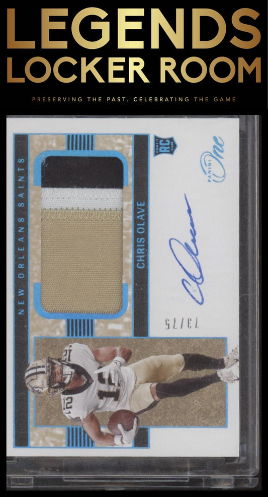 2022 Panini One #6 Chris Olave Blue #/75