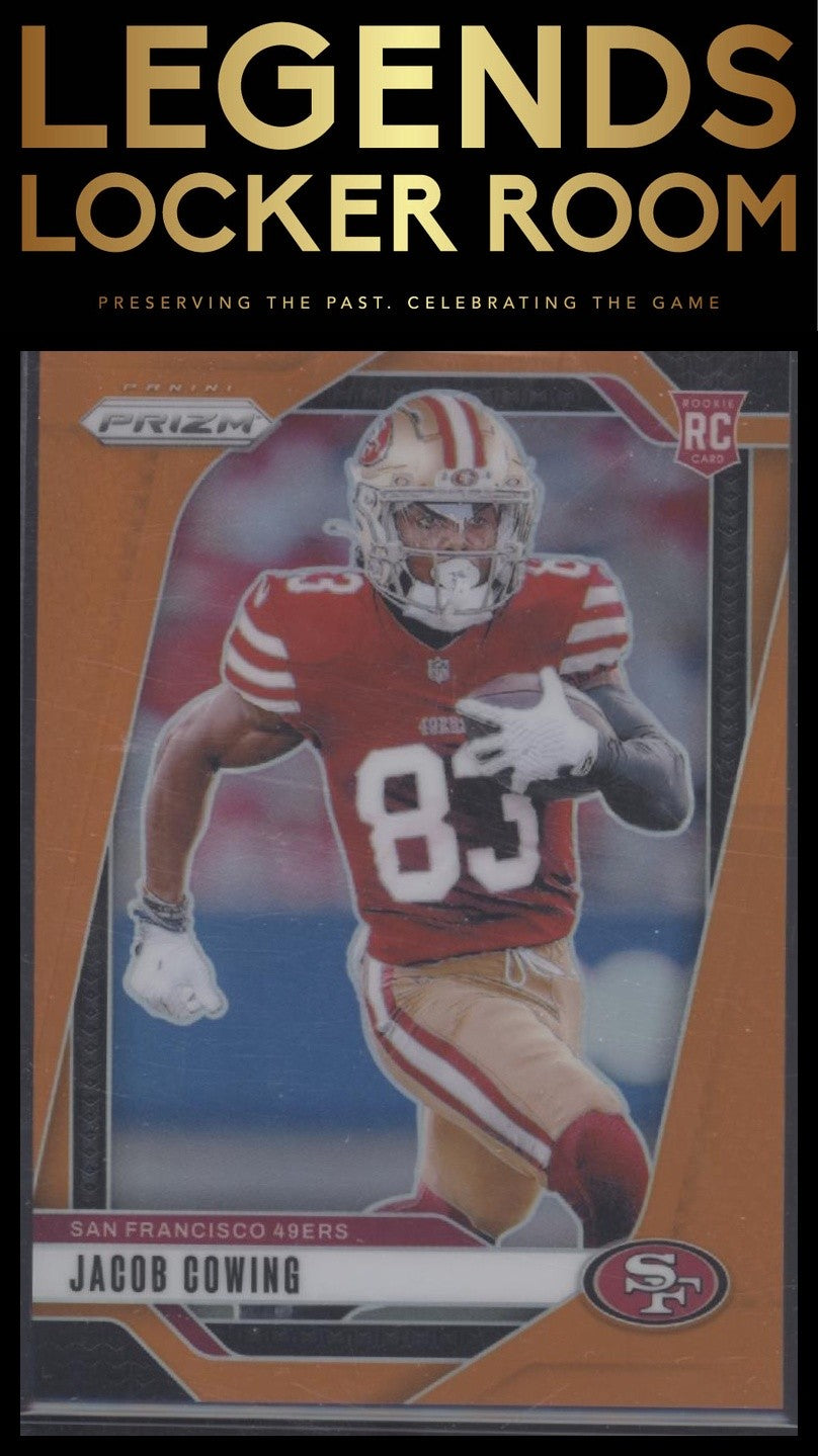 2024 Panini Prizm #335 Jacob Cowing Orange #/249