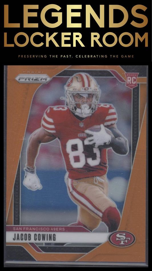 2024 Panini Prizm #335 Jacob Cowing Orange #/249