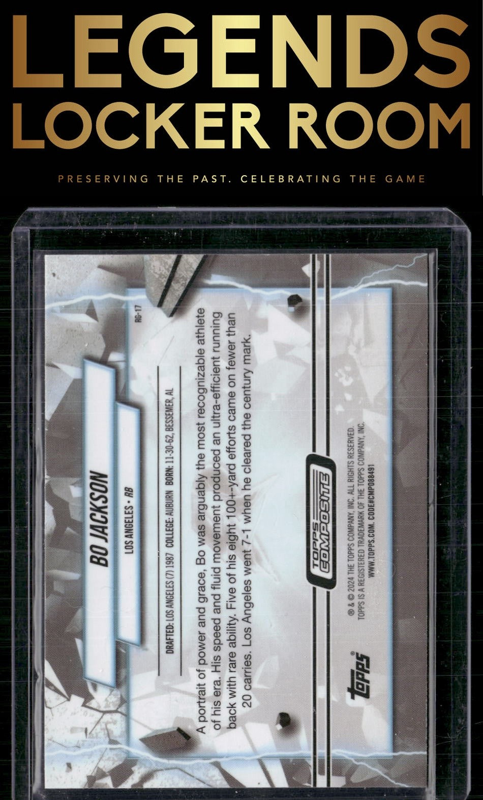 2023 Topps Composite #RG-17 Bo Jackson Resurgence Grounded