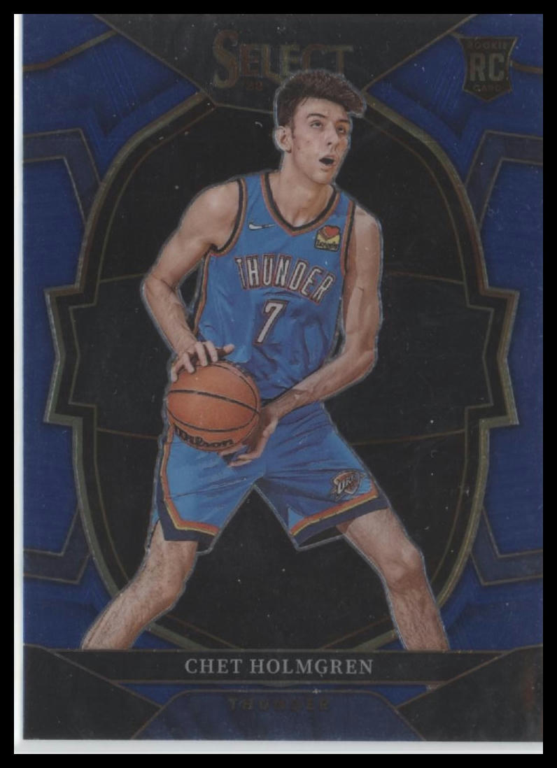 2022-23 Panini Select #83 Chet Holmgren Blue (Retail Base)