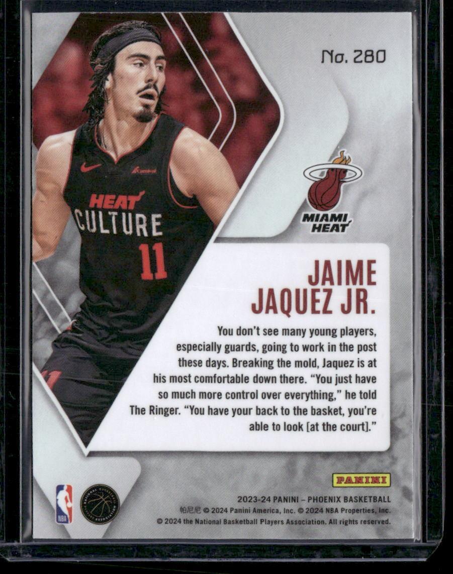 2023-24 Panini Phoenix #280 Jaime Jaquez Jr.