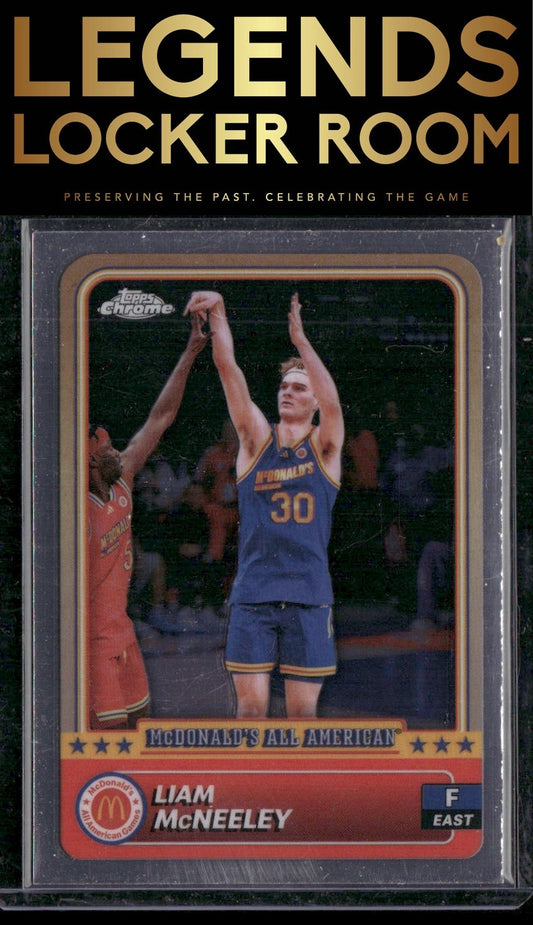 2024 Topps Chrome McDonald's All-American #30 Liam McNeeley