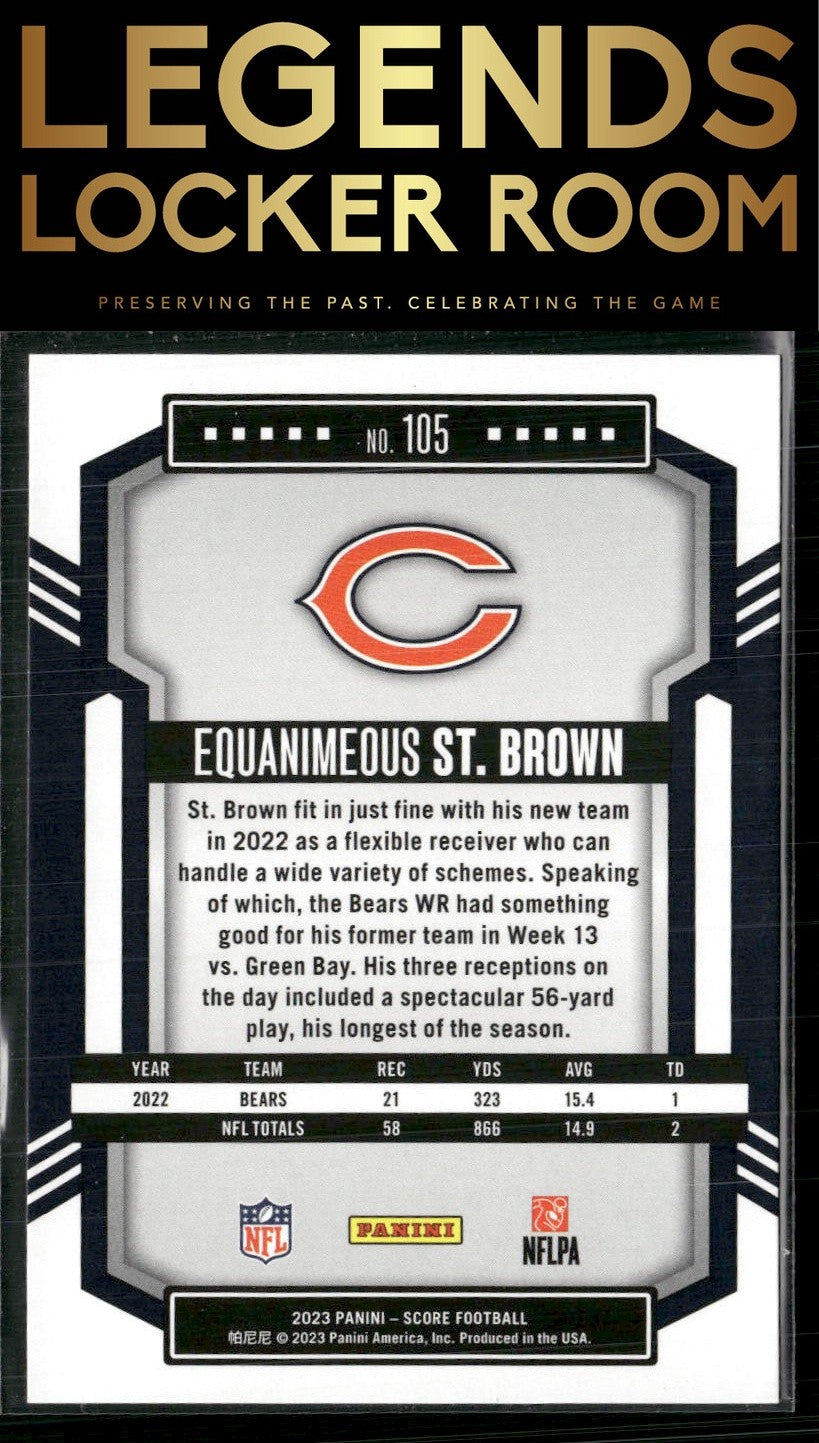 2023 Score #105 Equanimeous St. Brown